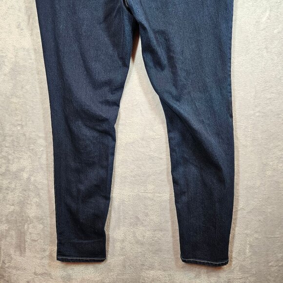 Maurices Womens 16R Dark Wash tapered Leg Denim Jeans casual denims stretch - Picture 10 of 12